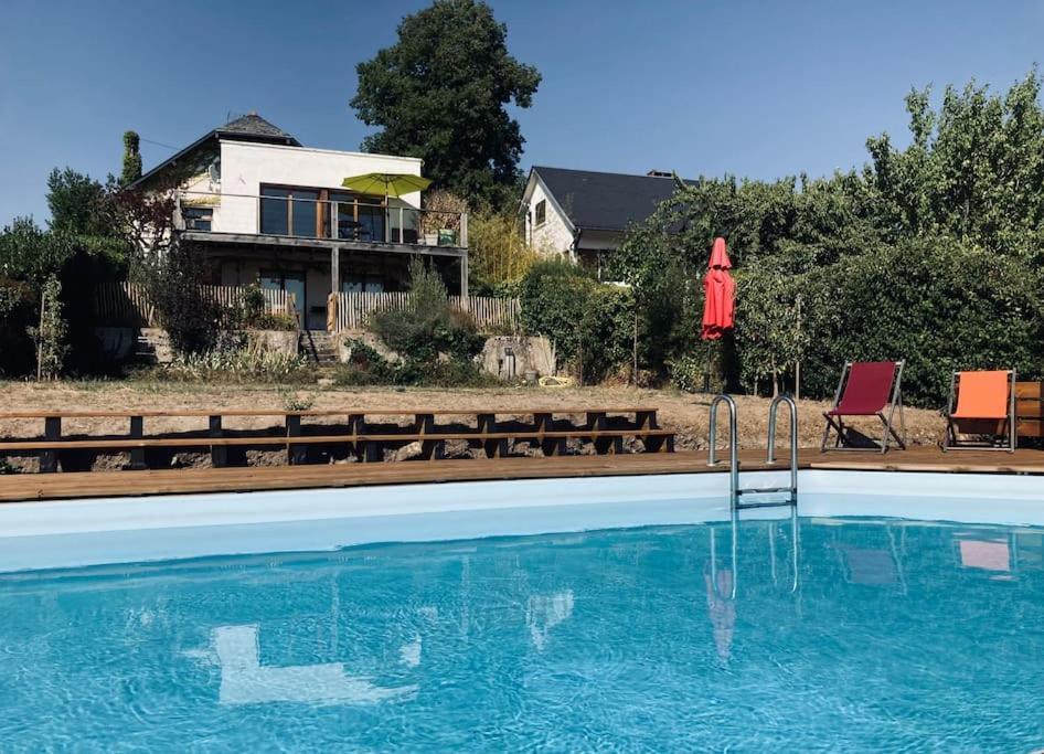 Maison Vue Panoramique Depuis Le Coteau De Chinon Exterior photo
